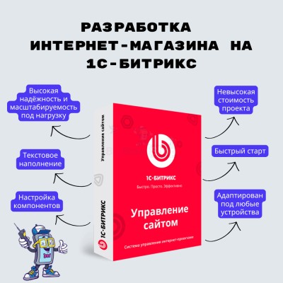 Разработка интернет-магазина на 1С-Битрикс - купить в Русской Майне